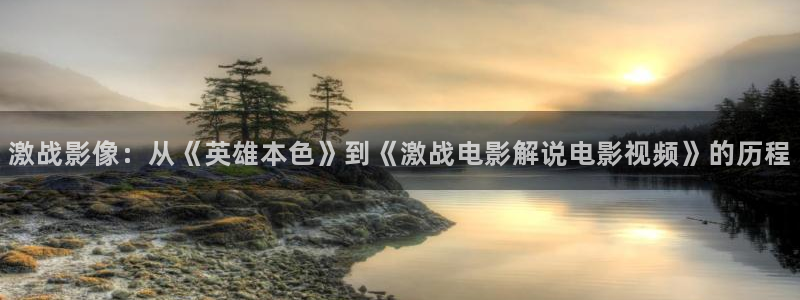 新视觉2020：激战影像：从《英雄本色》到《激战电影解说电影视频》的历程