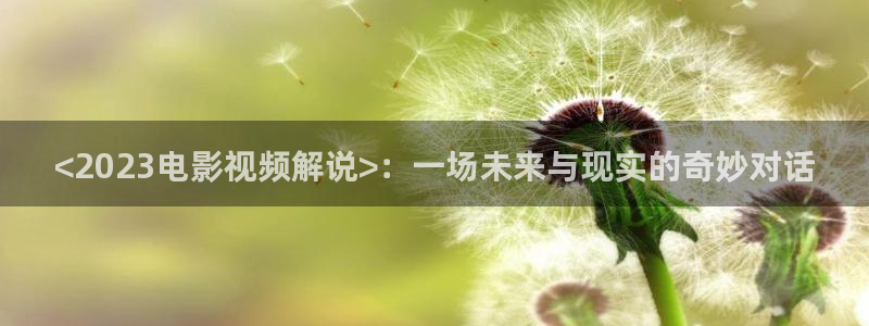 新视觉影视4480：<2023电影视频解说>：一场未来与现实的奇妙对话